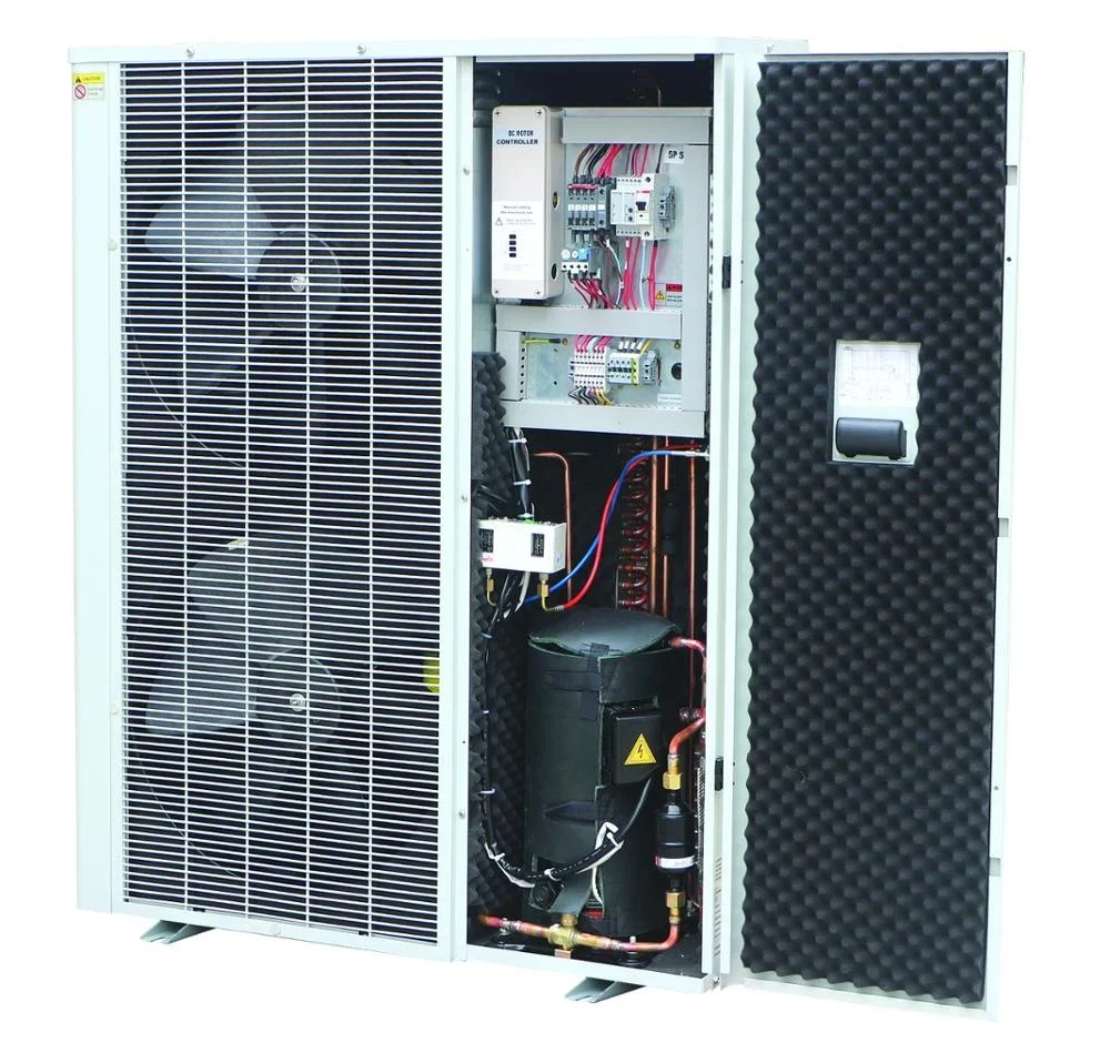 Precision Cooling Performance Full DC Inverter Condensing Unit Hitachi Compressor Motor En