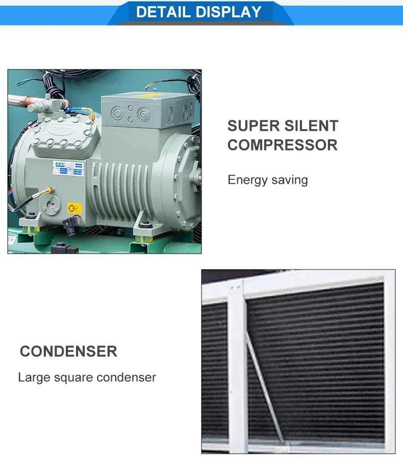 China Factory Sale Cold Room Unit 5hp 10hp 15hp 20hp 30hp 50hp 220 Volts Condensing Unit C