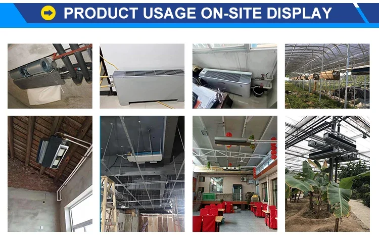 Cost-Effective Horizontal Concealed Hydronic Ducted Fan Coil Unit Water Hvac Systems for H