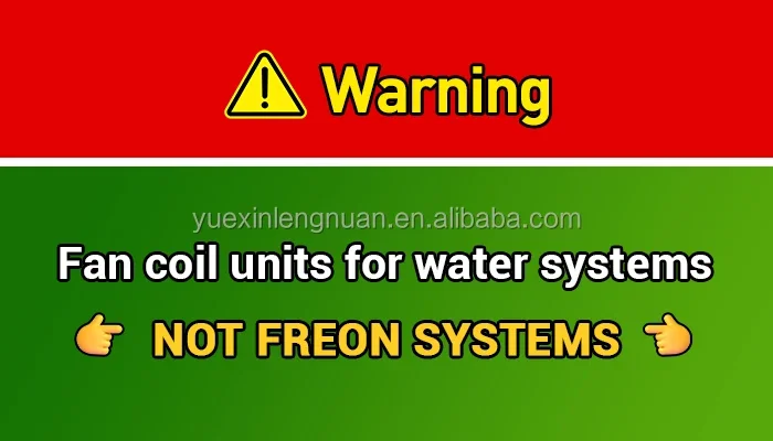 Ultra-Thin Wall-Mounted Chilled Water Fan Coil Unit Hydronic Exposed FCU for Low-Noise Wat
