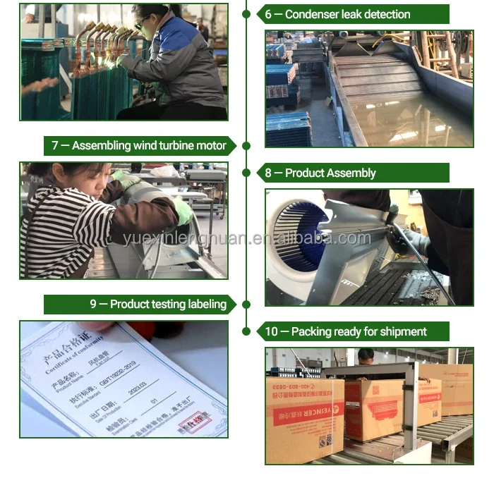 Ultra-Thin Wall-Mounted Chilled Water Fan Coil Unit Hydronic Exposed FCU for Low-Noise Wat