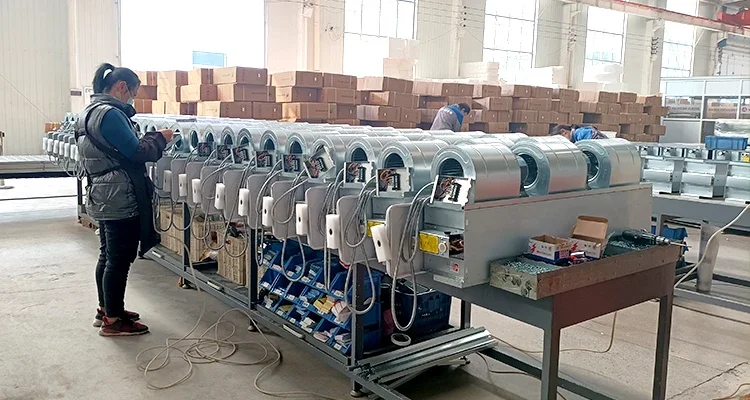 Ultra-Thin Wall-Mounted Chilled Water Fan Coil Unit Hydronic Exposed FCU for Low-Noise Wat