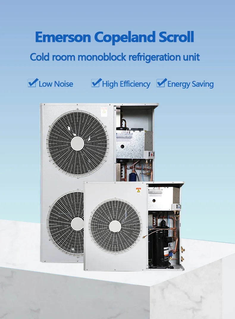 3hp 6hp 8hp 20hp Air Cooled Compressor Condensing Unit for Cold Room Cooling System Refrig