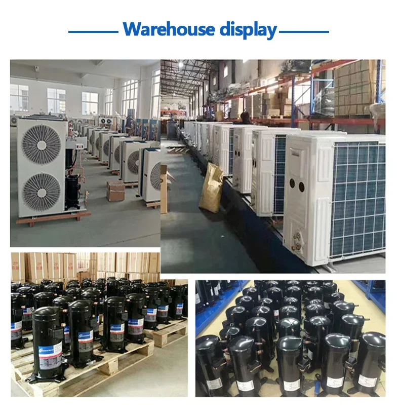 3hp 6hp 8hp 20hp Air Cooled Compressor Condensing Unit for Cold Room Cooling System Refrig