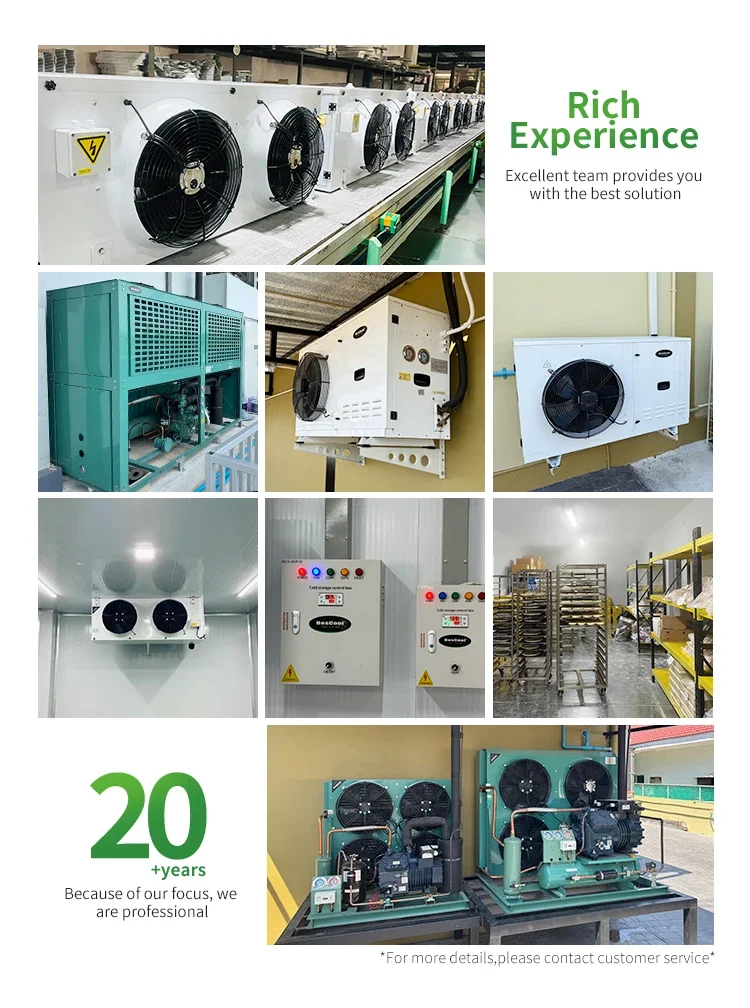 Cold Room Invotech Compressor Refrigeration Unit R22 R404A Condenser Customized Freezer Co