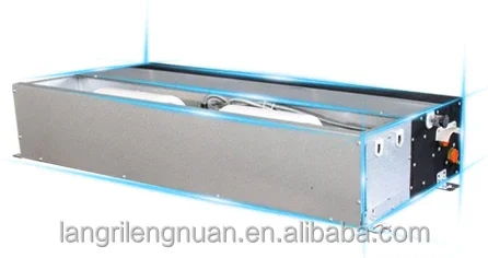 Ultra-thin Horizontal Concealed Fan Coil Unit Low Noise Cooling and Heating Central Chille