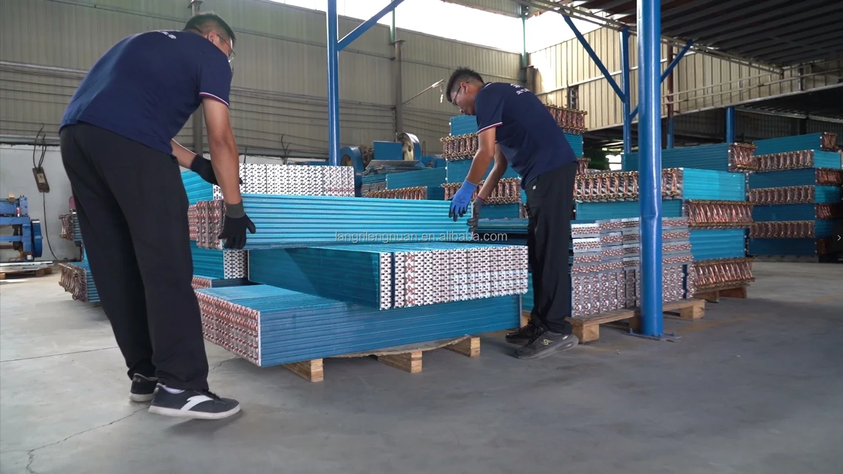 Ultra-thin Horizontal Concealed Fan Coil Unit Low Noise Cooling and Heating Central Chille