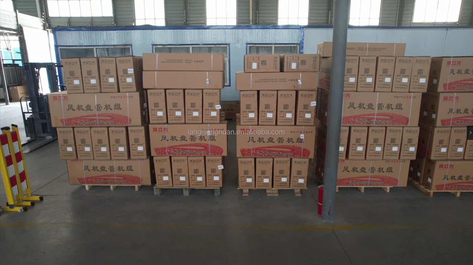 Ultra-thin Horizontal Concealed Fan Coil Unit Low Noise Cooling and Heating Central Chille