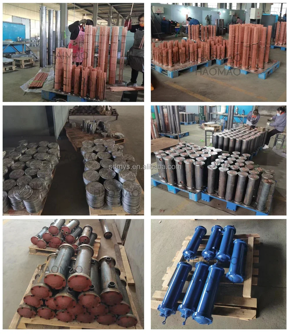 Factory Price Water Heat Exchanger Condensing Unit Shell and Tube Heat Exchanger Oil Coole