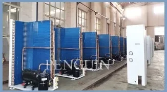 3hp 4hp 5hp 6hp 7.5hp 10hp 12hp Refrigeration Condenser Unit Air Cooled Freezer Condensing