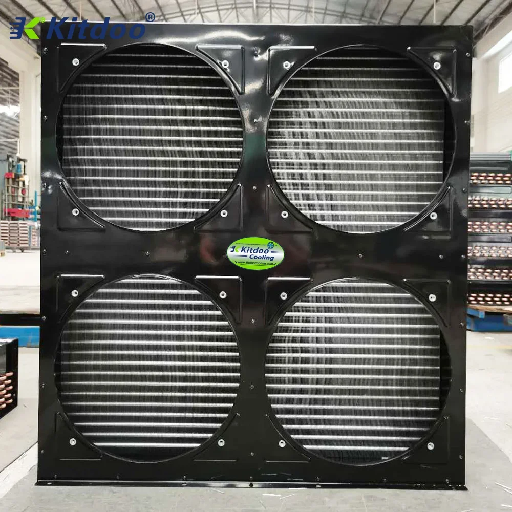 Kitdoo Air Cooled Condenser Unit Cold Storage Room Refrigerating Kit Made of Durable Coppe