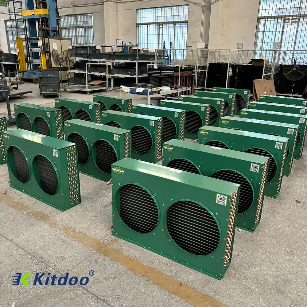 Kitdoo Air Cooled Condenser Unit Cold Storage Room Refrigerating Kit Made of Durable Coppe
