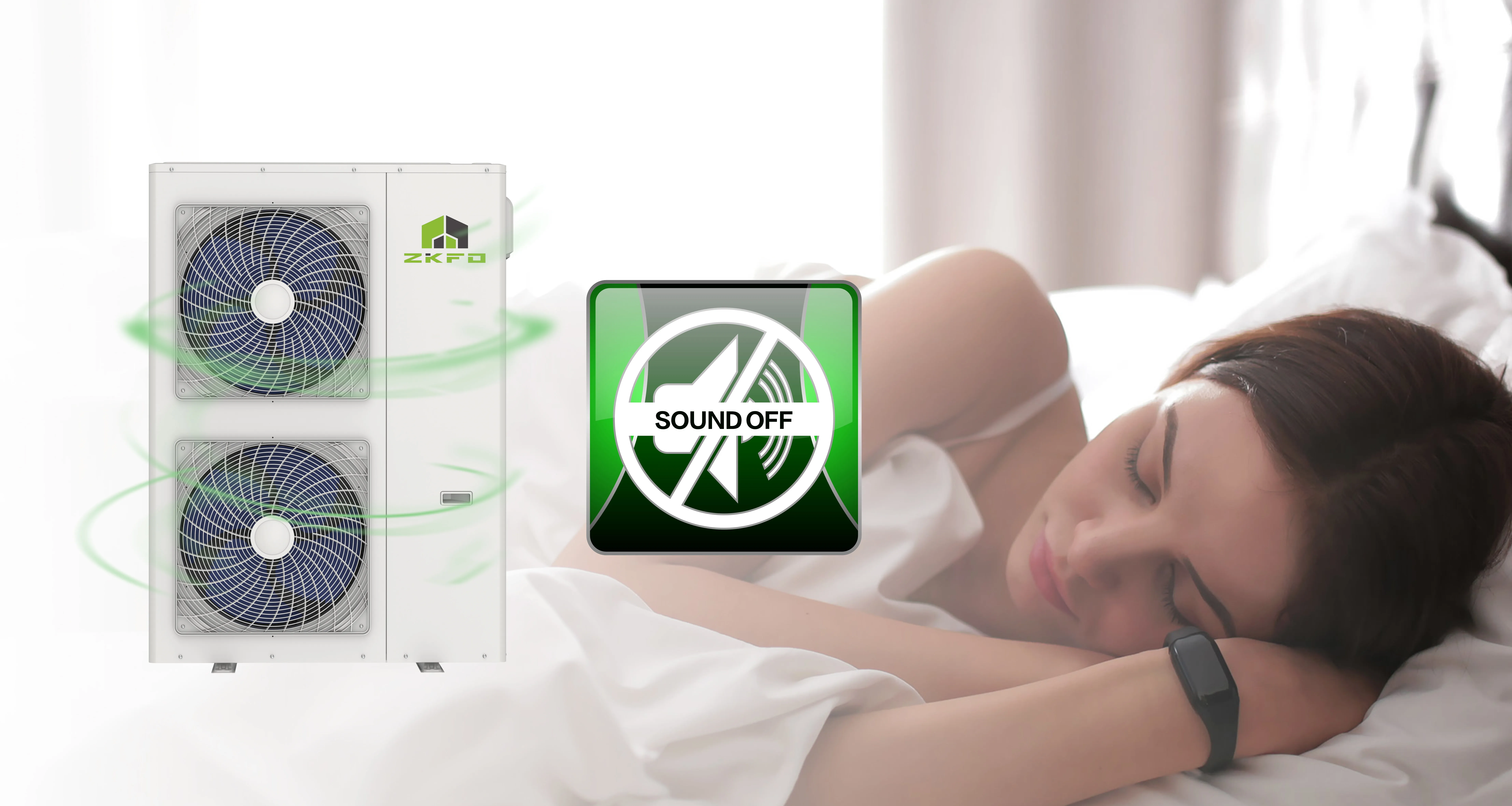 High Efficiency R290 Air Source Heat Pump DC Variable Frequency Energy-Saving Class A+++ 5