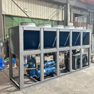 3HP-40HP Cold Storage Condensing Unit, 380V, 5x550W, 3800mm Rack