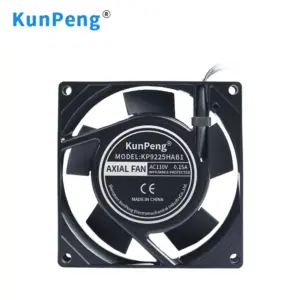 Ventilation Fan, 92x92x25mm, 92mm, Plastic, 9225