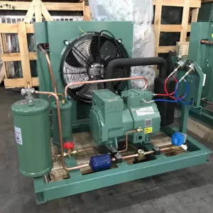 Cold Storage Condensing Unit, Bitzer, 380-440V 3-Phase, R404A, PLC