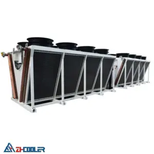 Customisable Water Glycol Adiabatic Fluid Cooler, Stainless, PLC