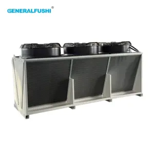 GENERALFUSHI 360kW V-Type Dry Cooler, EC or AC Fans, 68652CFM