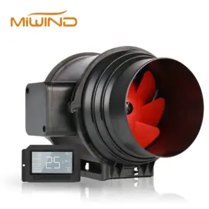 Inline Duct Exhaust Fan, Centrifugal, 110v, Corded Electric