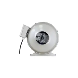 Inline Duct Fan, Centrifugal, Electric, Metal