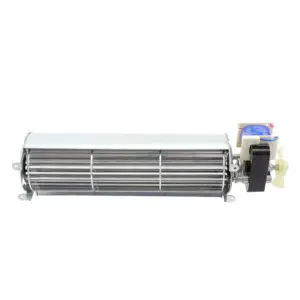 Tangential Cross Flow Blower, 60mm, Aluminum, 220/230V, Axial
