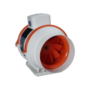 Inclined Duct Fan, Plastic, 220 V, Corded Electric