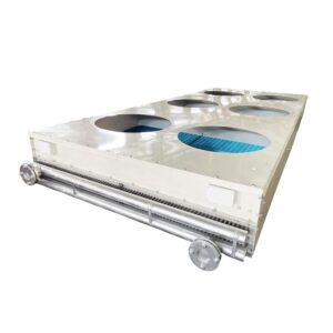 JINHAO Custom Industrial Dry Cooler for Chiller Plants, 500kg, Floor Mount