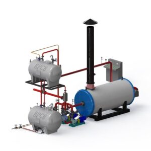350kW-1200kW Thermal Oil Boiler, Horizontal Fire Tube, Multi-Fuel