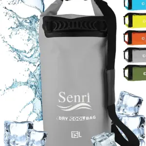 Roll Top Insulated Dry Cooler Bag Backpack, PVC Tarpaulin, Waterproof
