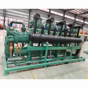 XMK Parallel Screw Compressor Rack Unit for Large Cold Rooms, -40C