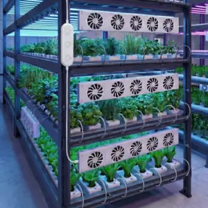 Indoor Vertical Farming Fan, 3-Day, 102m³/h, USB-C
