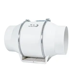 Inline Duct Fan, Plastic, 220V