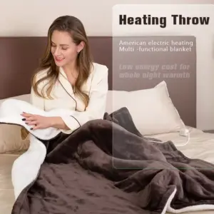 Electric Blanket, 120 W, Polyester