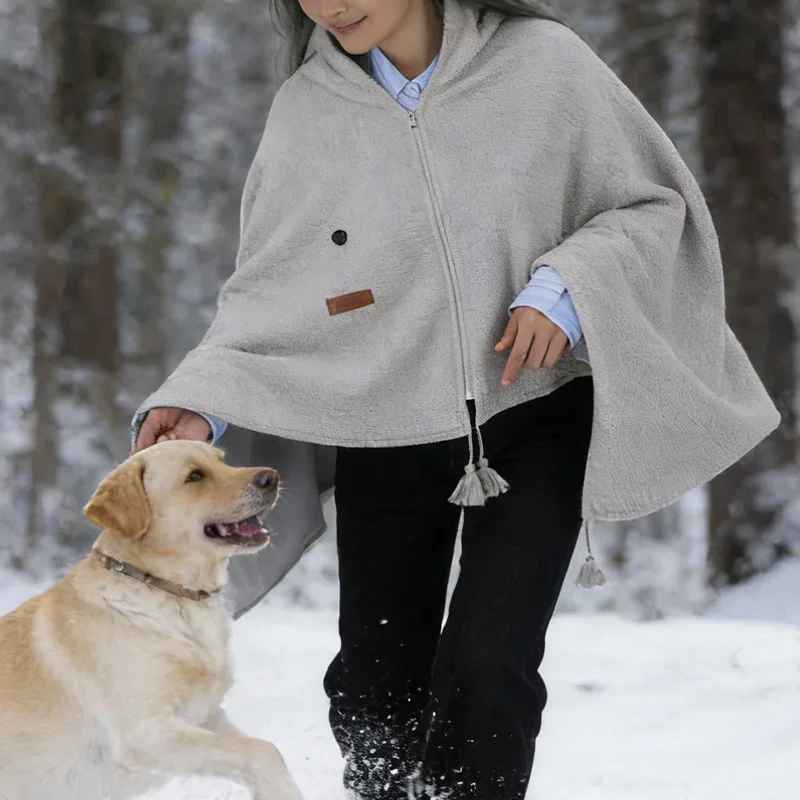 Power Saving USB Powered Low Voltage Graphene Electric Heated Blanket Shawl for Home or Of