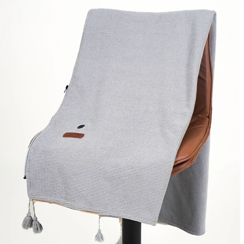 Power Saving USB Powered Low Voltage Graphene Electric Heated Blanket Shawl for Home or Of