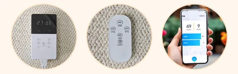 Light Luxury App-Controlled Electric Heated Blanket Carbon Fiber Heating Carpet Winter Was