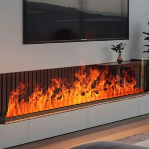 Electric Fireplace, 3D, Wall