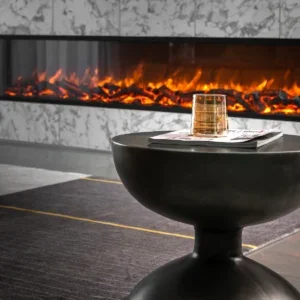 Customizable Modern Decor 3D LED Electronic Fireplace TV Stand High Quality Heater with Simulated Flame Electric Power Source