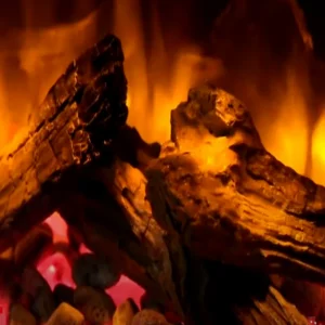 Electric Fireplace with LCD Display Modern Comfort and Style in Your Home