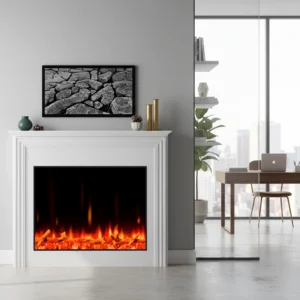 Hotel Use Electric Fireplace, 3D, 120-240V