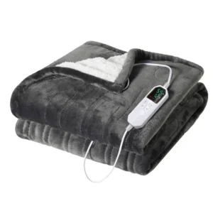 Luxury Comfortable Heated Robes Electric Quilted Flannel Blanket Washable and Weighted Flannel Blankets