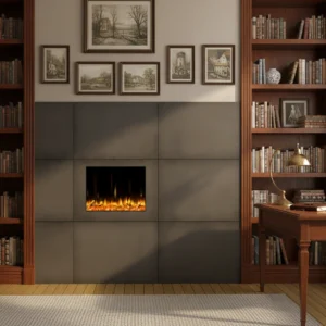 Home Electric Fireplace, 120-240V, 3d