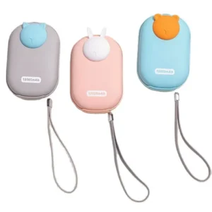 Small Quick Charge Hand Warmer for Hand and Foot Cute Rabbit Electric USB Rechargeable Power Portable Hand Warmer for Winter