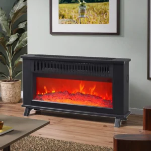 Electric Fireplace, 2000W, 2000 W, Carbon Steel