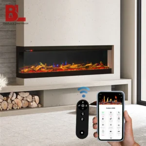 Electric Fireplace, TUYA, 3D, 90"65