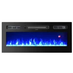 Electric Fireplace, 32", 1500 W, Metal