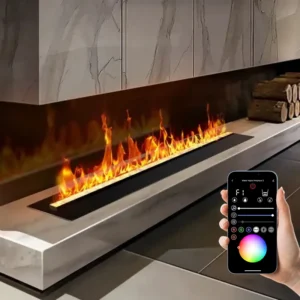 Electric Fireplace, 1000mm, 3D, LED, APP