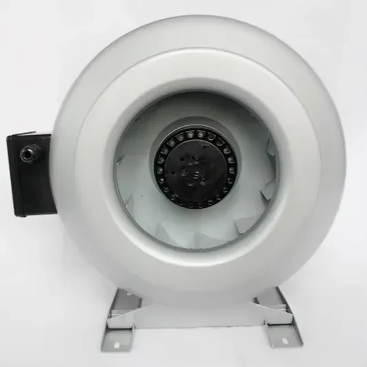 125mm Smoke Exhaust Duct Fan, External Rotor, Steel Housing - view 3