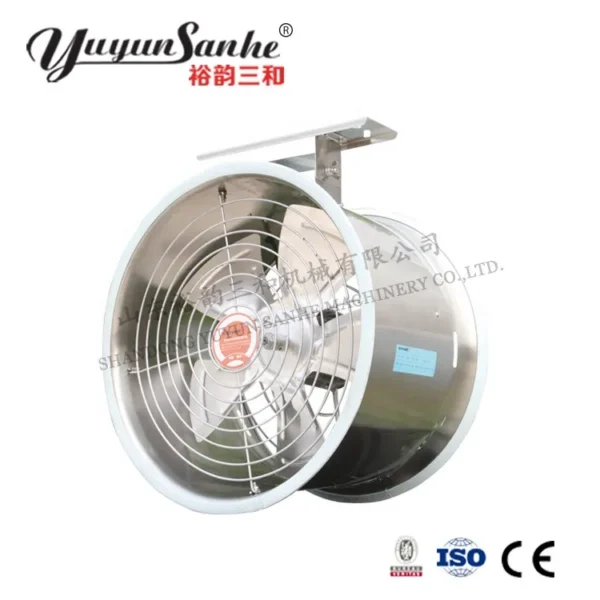 16-20 inch Stainless Ceiling Air Circulation Fan for Greenhouses - view 2