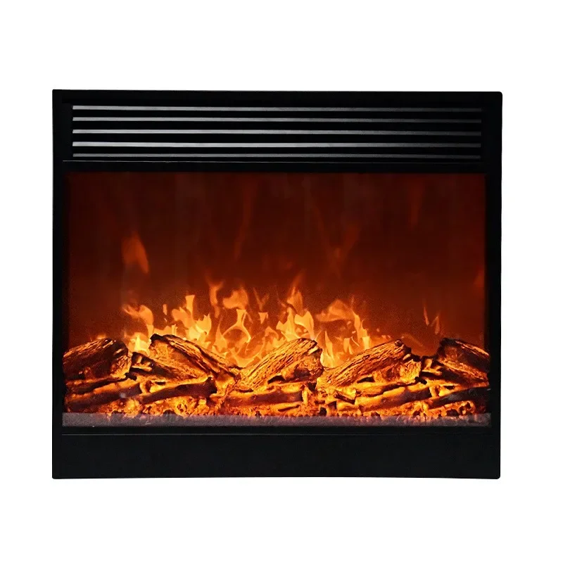Household Decorative Electric Fireplace Insert with LED Display Energy Efficiency Class a Customizable Size